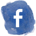 painted facebook icon